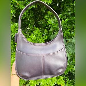 Vintage Coach Ergo Pocket Zip #9033 “Ink/Eggplant/Dark Purple”
